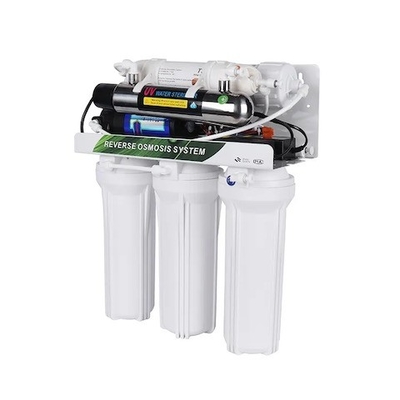 6 capacità UV domestica del filtro 75GPD 100GPD dal depuratore di acqua della fase