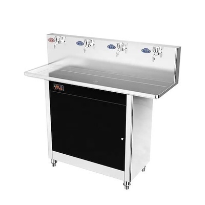 Dispositivo di raffreddamento di acqua automatico di acciaio inossidabile 35L, erogatore dell'acqua di Pou con 4 rubinetti