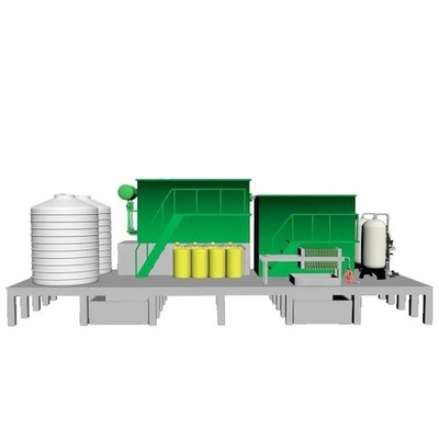 Attrezzatura municipale industriale di trattamento delle acque reflue con il sistema di controllo del DCS dello SpA