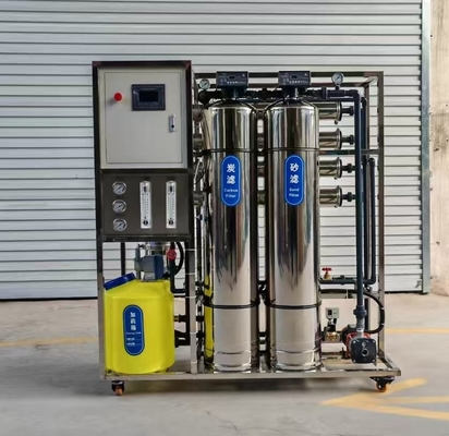 Pompa di depurazione dell'acqua in acciaio inossidabile da 500LPH per prodotti alimentari, bevande, prodotti chimici e sistemi agricoli Componenti principali PLC 220V